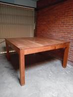 Tafel in teak, Huis en Inrichting, 100 tot 150 cm, 100 tot 150 cm, Teakhout, Gebruikt