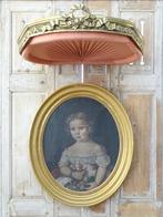 Bronzen bedhemel met strik, Antiek en Kunst, Ophalen of Verzenden