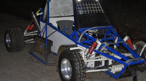 Kawasaki 600cc buggy, in werkende staat, Motoren, Quads en Trikes, Ophalen