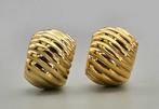18Karaat Vintage gouden oorbellen met clipsluiting. 2025/560, Bijoux, Sacs & Beauté, Boucles d'oreilles, Jaune, Comme neuf, Or