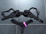 Set BH 75C & string S, Kleding | Dames, Ondergoed en Lingerie, Ophalen of Verzenden, Zwart, Setje