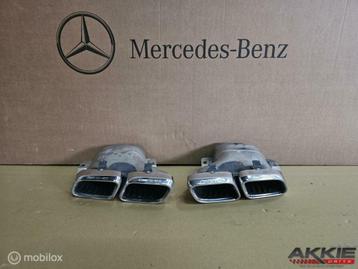 Mercedes 63 amg facelift Uitlaatsierstukken set beschikbaar voor biedingen