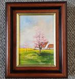 Vintage set oliedoek schilderijen 4 seizoenen Jef Van Sie, Antiek en Kunst, Kunst | Schilderijen | Klassiek, Ophalen