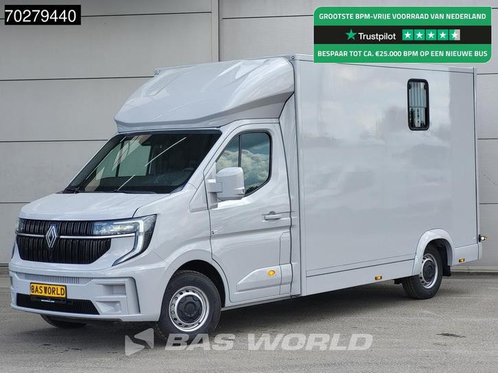 Renault Master 130PK 2025 model Paardenwagen Hengstenuitvoer, Dieren en Toebehoren, Paarden en Pony's | Trailers en Aanhangwagens