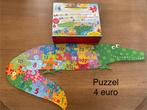 Puzzel krokodil, Ophalen, 10 tot 50 stukjes, Gebruikt, 2 tot 4 jaar