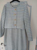 kleed + vestje, blauw/wit, type model: Chanel, ANDERE, Taille 38/40 (M), Enlèvement ou Envoi, Comme neuf