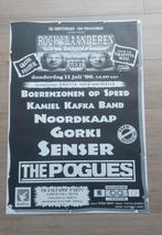 Concert poster Rock Vlaanderen 1996, Verzamelen, Ophalen of Verzenden, Zo goed als nieuw