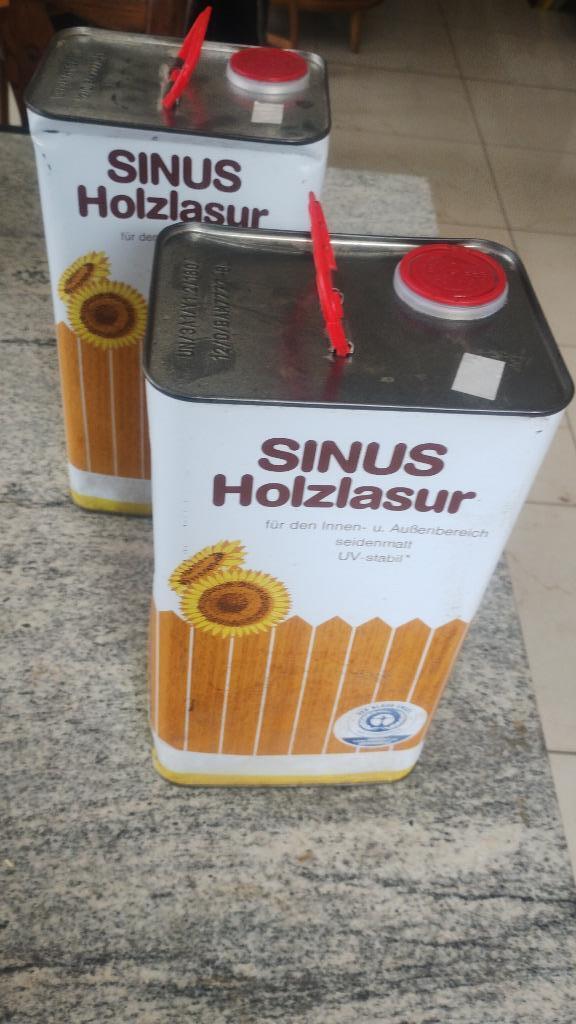 5 l witte houtbeits Format - Sinus, Doe-het-zelf en Bouw, Verf, Beits en Lak, Zo goed als nieuw, Beits, 5 tot 10 liter, Wit, Ophalen of Verzenden