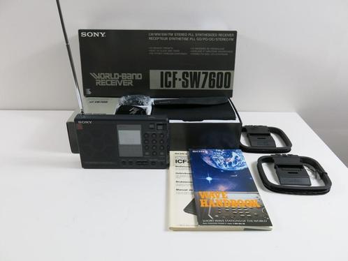 Vintage wereldontvanger Sony ICF – SW7600 1989, Audio, Tv en Foto, Radio's, Gebruikt, Wereldontvanger, Ophalen of Verzenden