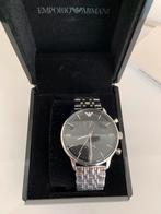 Armani AR0389 zilverkleur staal 43 mm, Handtassen en Accessoires, Horloges | Heren, Overige merken, Staal, Staal, Polshorloge