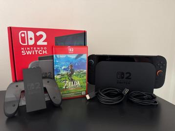 Nintendo Switch 2 + Zelda Breath of the Wild beschikbaar voor biedingen