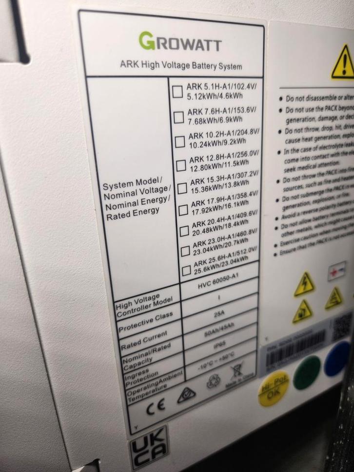 Growatt BMS BDC 95045-A1, Informatique & Logiciels, Alimentations de secours (UPS), Enlèvement ou Envoi