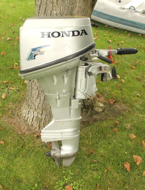 Honda 6 PK 4 takt buitenboordmotor, Sports nautiques & Bateaux, Moteurs Hors-bord & In-bord, Comme neuf, Essence, Moteur hors-bord