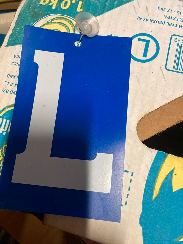 L pour auto-école, Autos : Divers, Autocollants de voiture, Enlèvement ou Envoi