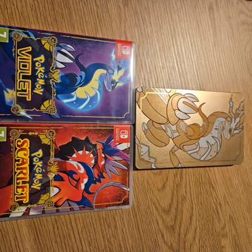 Pokemon Scarlet / Violet Dual pack steelbook edition. beschikbaar voor biedingen