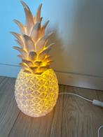 Zalmkleurige ananas lamp, Huis en Inrichting, Ophalen, Zo goed als nieuw