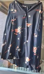 Hemd met bloemen - Maat 52, Vêtements | Femmes, Grandes tailles, Enlèvement ou Envoi, Comme neuf, Noir, Chemisier ou Tunique
