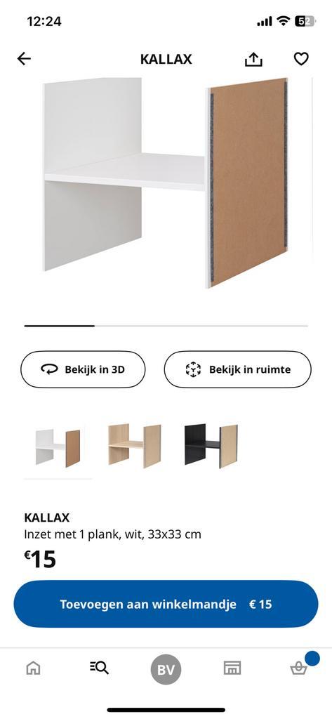 Verdelingen voor Kallax kasten ikea, Huis en Inrichting, Kasten | Boekenkasten, Zo goed als nieuw, Ophalen