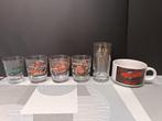 Ferrari F1 - Formule 1 - Circuit - Glas Glazen - Retro Vinta, Verzamelen, Automerken, Motoren en Formule 1, Ophalen of Verzenden