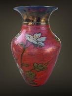 Vase en émaux cloisonnés à décor floral venant d'Inde, Antiquités & Art, Enlèvement ou Envoi