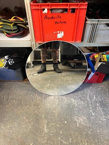 Miroir vintage rond - Deknudt beschikbaar voor biedingen