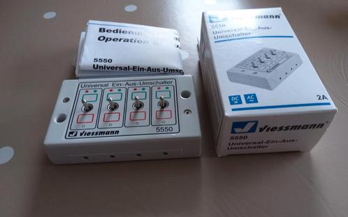 VIESSMANN SCHAKELAAR- WISSELOMSCHAKELAAR 2X CONRAD, Hobby en Vrije tijd, Modeltreinen | H0, Nieuw, Gelijkstroom of Wisselstroom
