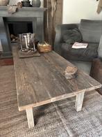 Oud houten salontafel met 3 lades, 50 tot 100 cm, Minder dan 50 cm, Nieuw, 100 tot 150 cm