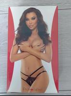 Désirs cachés String ouvert S-M noir, Provocative, Enlèvement, Noir, String