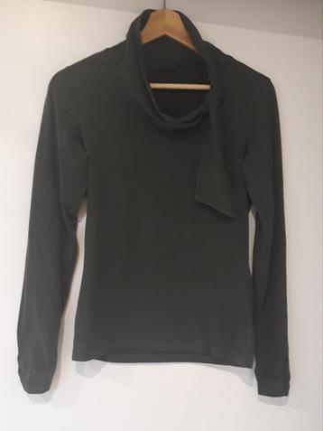 Pull Vert Kaki Femme Taille M, Taille 38/40 (M), Comme neuf, Mer du Nord, Vert