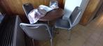 Keukentafel met stoelen, Ophalen, Gebruikt, Rond, 50 tot 100 cm