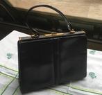 Sac à main vintage - Lézard, Noir, Sac à main, Enlèvement ou Envoi