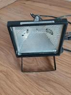 Lampe halogène portable, d'occasion, fonctionne bien, Bricolage & Construction, Éclairage de chantier, Enlèvement ou Envoi, Comme neuf