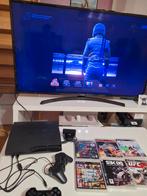 Sony PlayStation 3-console, 2 controllers, 6 games, camera,, Games en Spelcomputers, Spelcomputers | Sony PlayStation 3, Met 2 controllers
