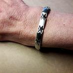 Bracelet acier mailles brossées, Ophalen of Verzenden, Nieuw, Zilver, Staal