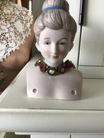 Buste pour femme en porcelaine brocante, Enlèvement ou Envoi