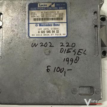 Mercedes W202 220 diesel 1998 ECU A 022 545 54 32  beschikbaar voor biedingen