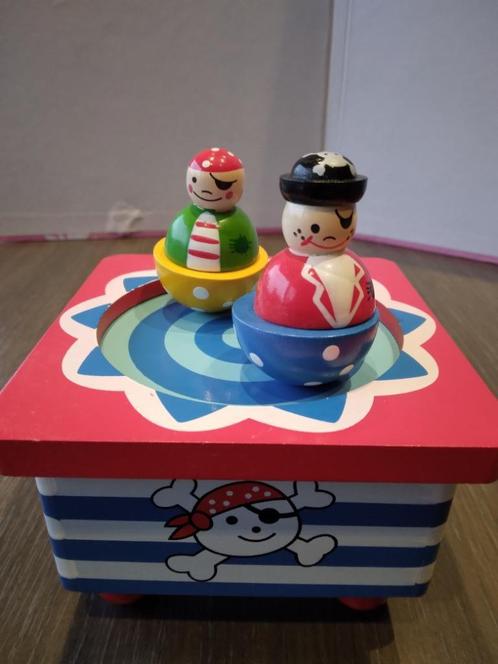 Muziekdoos dansende piraten, Kinderen en Baby's, Kinderkamer | Inrichting en Decoratie, Nieuw, Overige typen, Ophalen of Verzenden