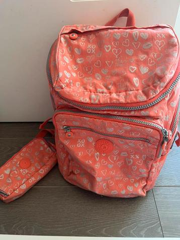 Kipling rugzak met pennenzak beschikbaar voor biedingen