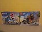 LOT 2 x foodtruck 60452 Donuttruck  + 60404 Hamburgertruck, Ophalen of Verzenden, Nieuw, Complete set, Lego
