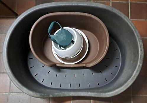 Hondenmanden, voeder- en drinkbak, hondenleiband, Dieren en Toebehoren, Hondenmanden, Gebruikt, Polyester, Ophalen of Verzenden