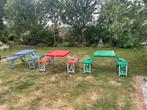 Pick nick tafels met stoeljes eraan, Caravans en Kamperen, Ophalen, Gebruikt