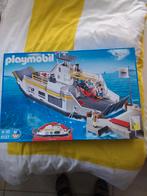 PLAYMOBIL  OVERZETBOOT MET AANLEGSTREIGER, Enlèvement ou Envoi, Utilisé