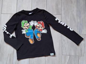 ★ M128 - Longsleeve super mario beschikbaar voor biedingen
