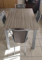 Keukentafel met 4 stoelen, Huis en Inrichting, Tafels | Statafels, Ophalen, Gebruikt