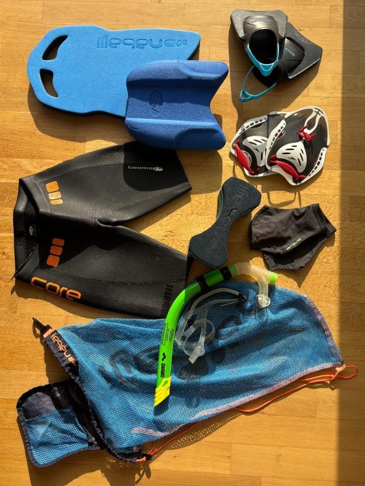 zwem materiaal voor trainen techniek, kracht&conditie, Watersport en Boten, Watersportkleding, Zo goed als nieuw, Overige typen