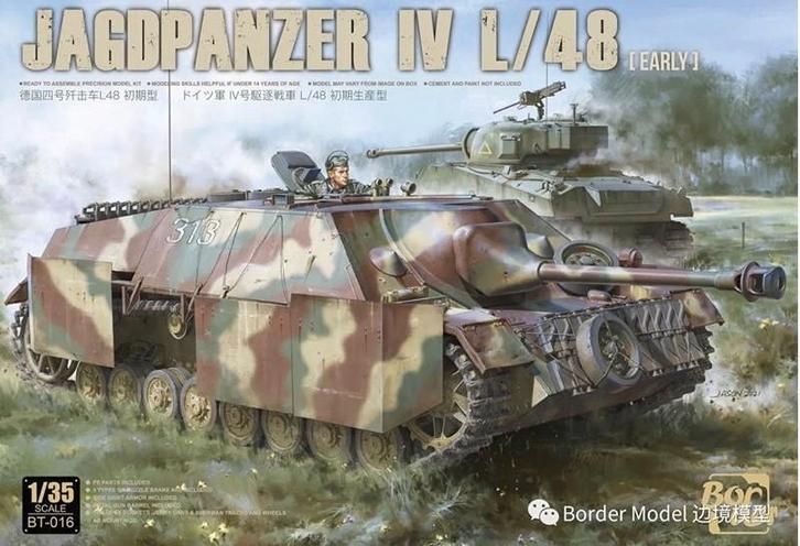 border model (BT016): JAGDPANZER IV L/48 EARLY au 1:35, Hobby & Loisirs créatifs, Modélisme | Voitures & Véhicules, Neuf, Tank