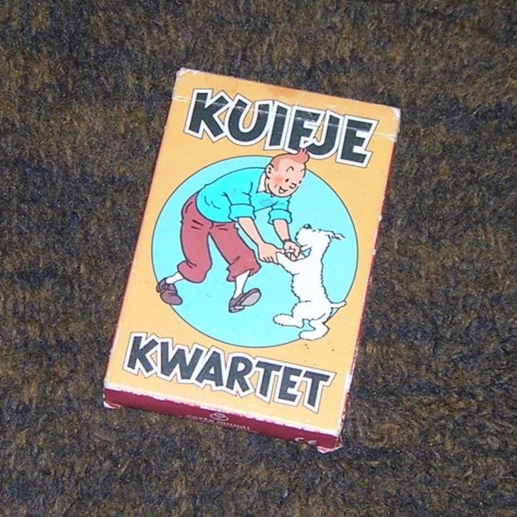 Vintage kwartet – spel KUIFJE, Verzamelen, Speelkaarten, Jokers en Kwartetten, Zo goed als nieuw, Kwartet(ten), Ophalen