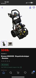 Kremer benzinemotor hogedrukspuit nieuw in doos, Tuin en Terras, Hogedrukreinigers, Benzine, Met autostop en -start, Nieuw, Ophalen of Verzenden