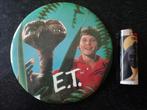 vintage E.T. 1982 button XL  E T extra terrestrial oud, Verzamelen, Film en Tv, Nieuw, Ophalen of Verzenden