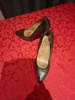 Muiltjes leder 10cm, Tamaris, bruin goud. Mt 37, Bruin, Dansschoenen, Zo goed als nieuw, Ophalen